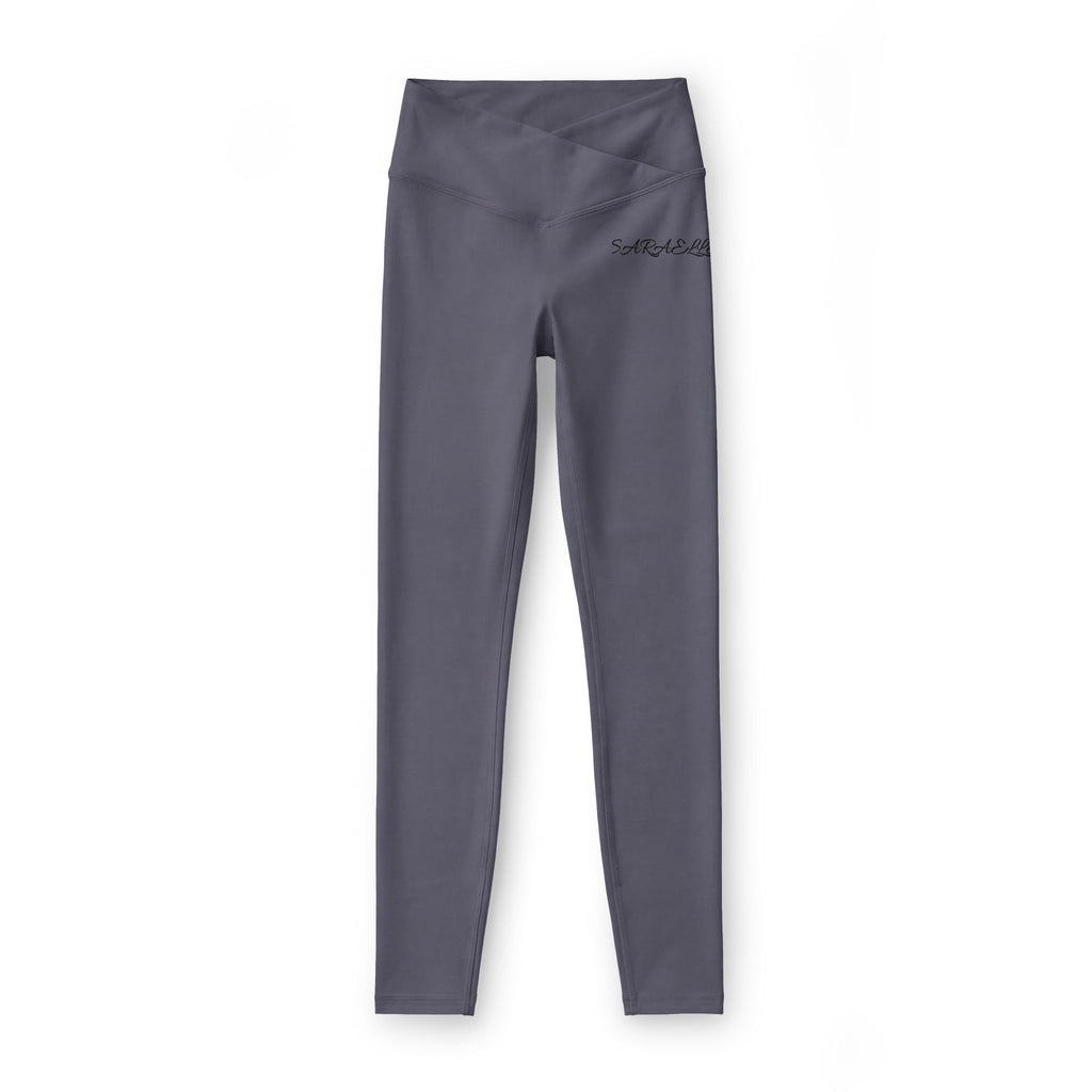 High-Waist Luxe Leggings — Sculpting V-Cut Workout Tights