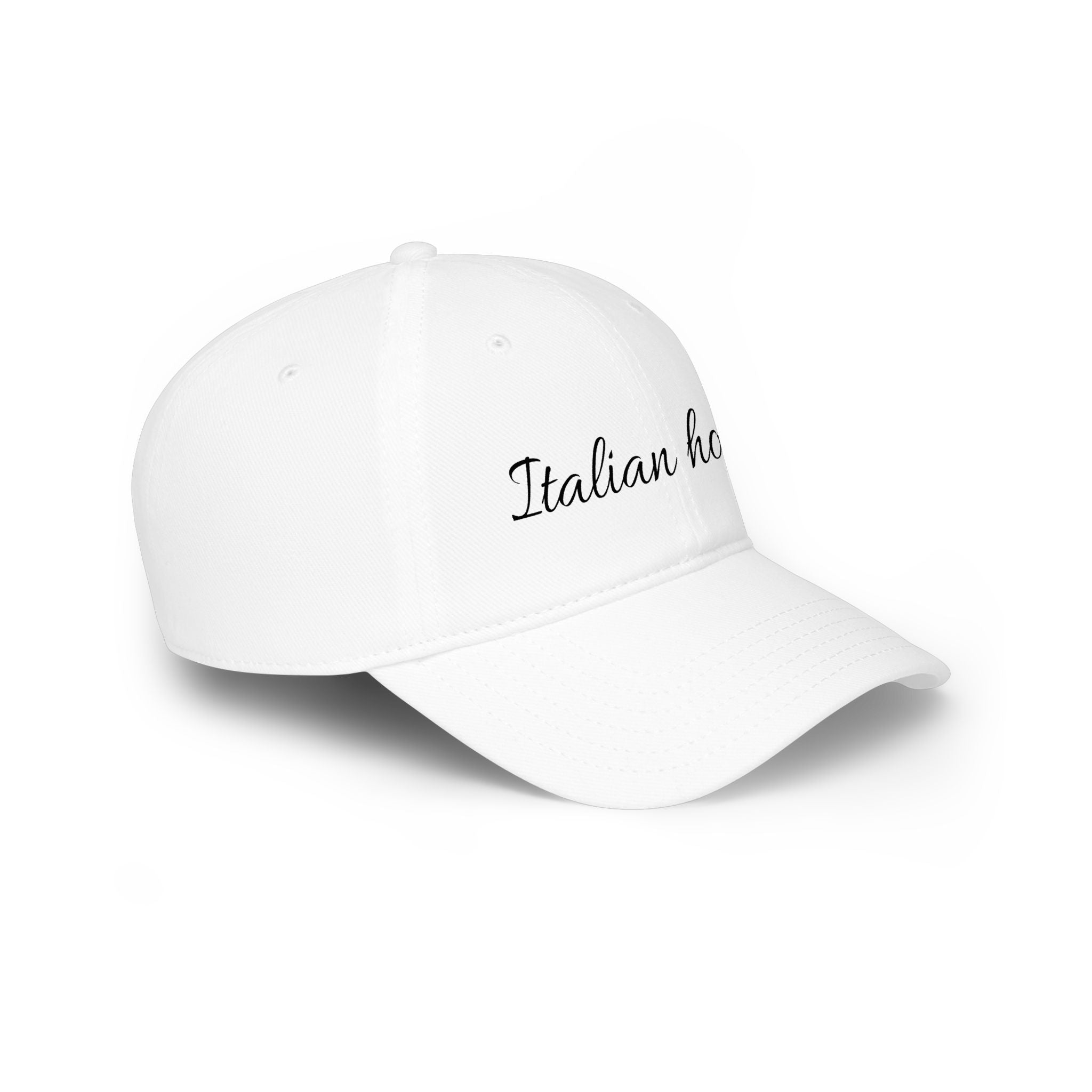 Italian Honey Low Profile Baseball Cap — Script Logo Hat for Italian Heritage & Gifts