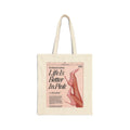Life Is Better In Pink Canvas Tote Bag — Retro Magazine Print Tote