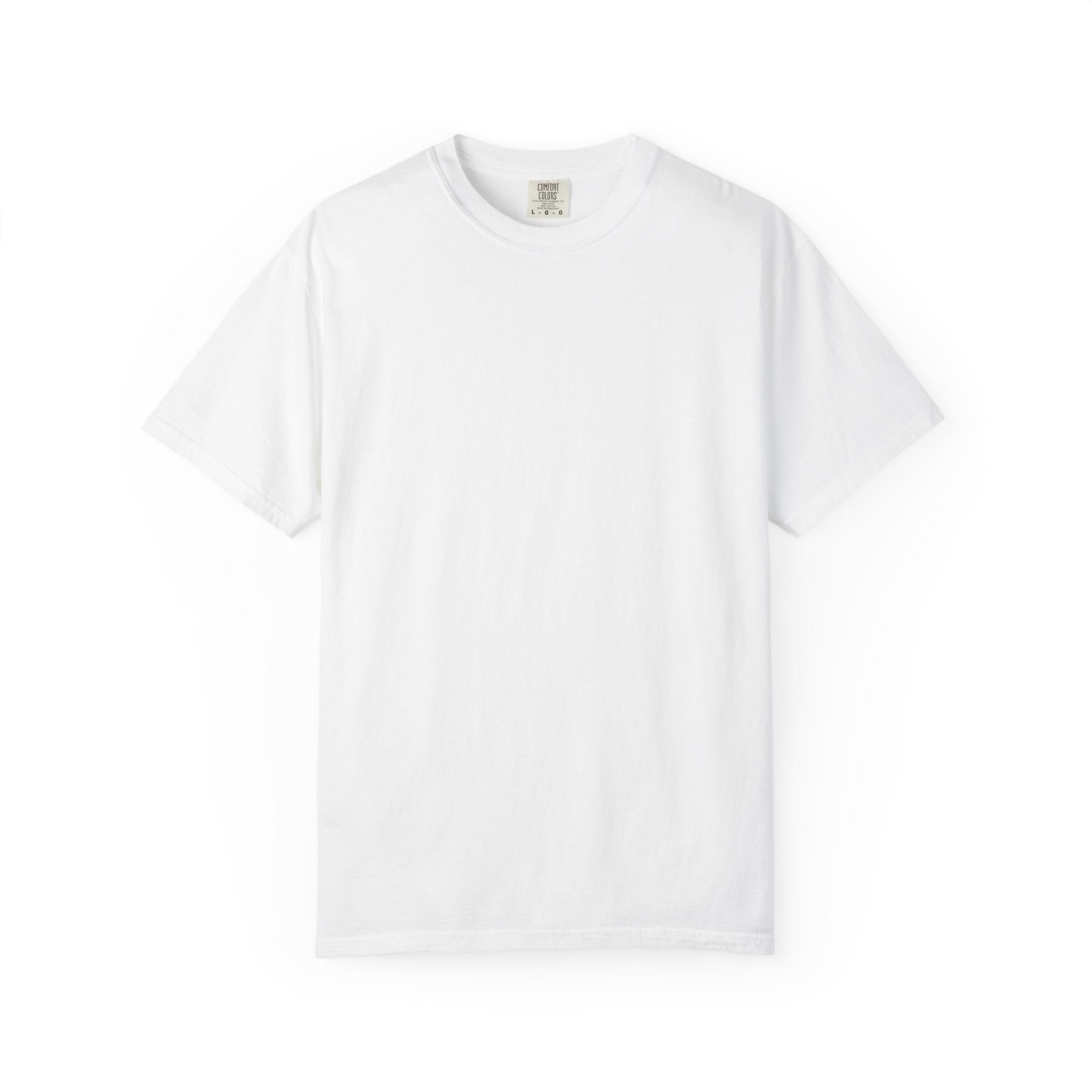 Classic White T-Shirt — Garment-Dyed Crew Tee