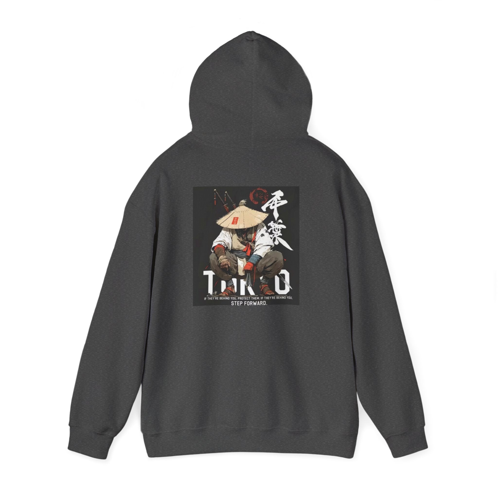 Samurai Warrior Hoodie — Ronin Tanka Graphic Hooded Sweatshirt