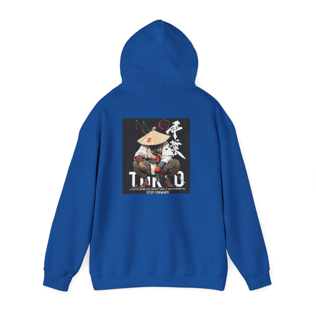 Samurai Warrior Hoodie — Ronin Tanka Graphic Hooded Sweatshirt