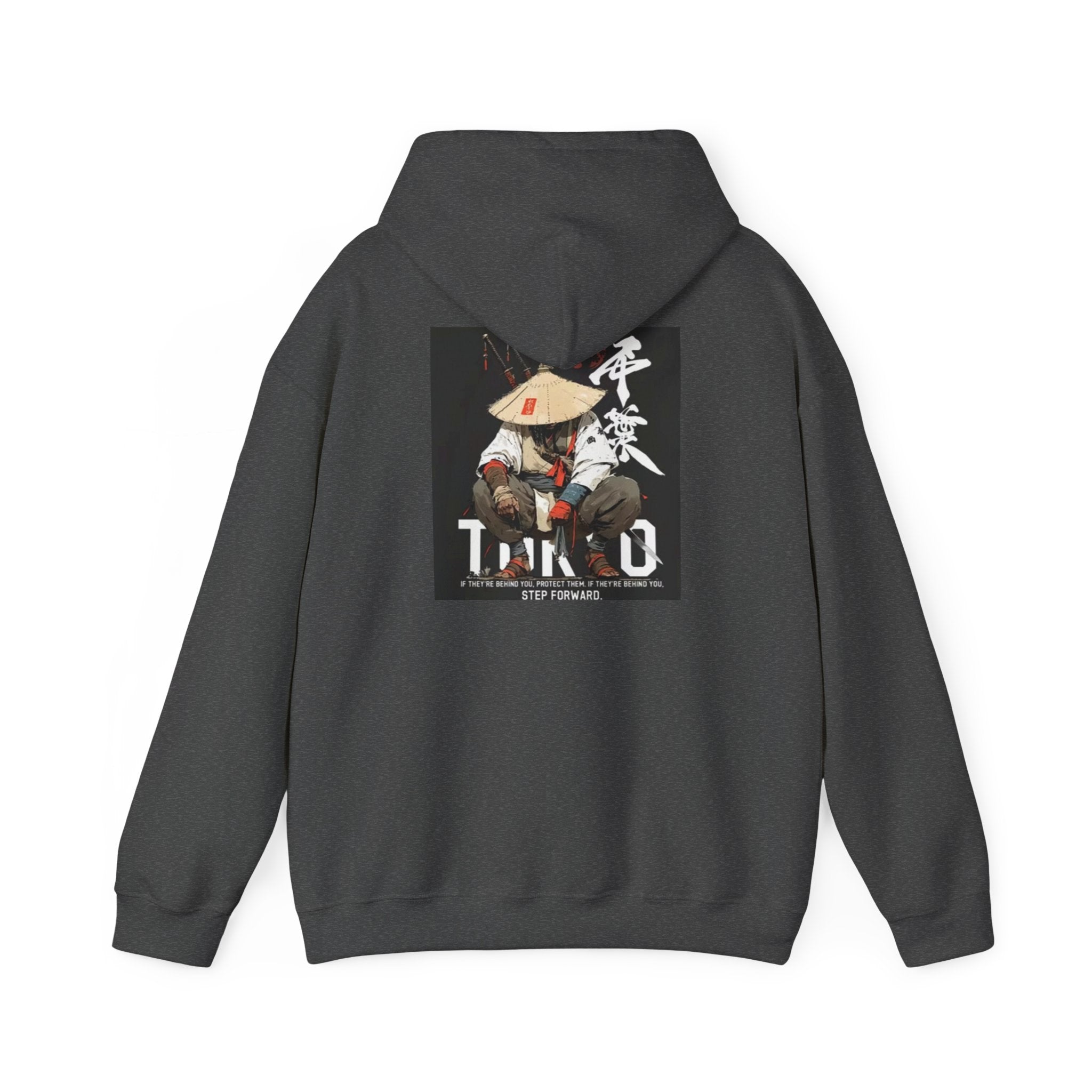 Samurai Warrior Hoodie — Ronin Tanka Graphic Hooded Sweatshirt