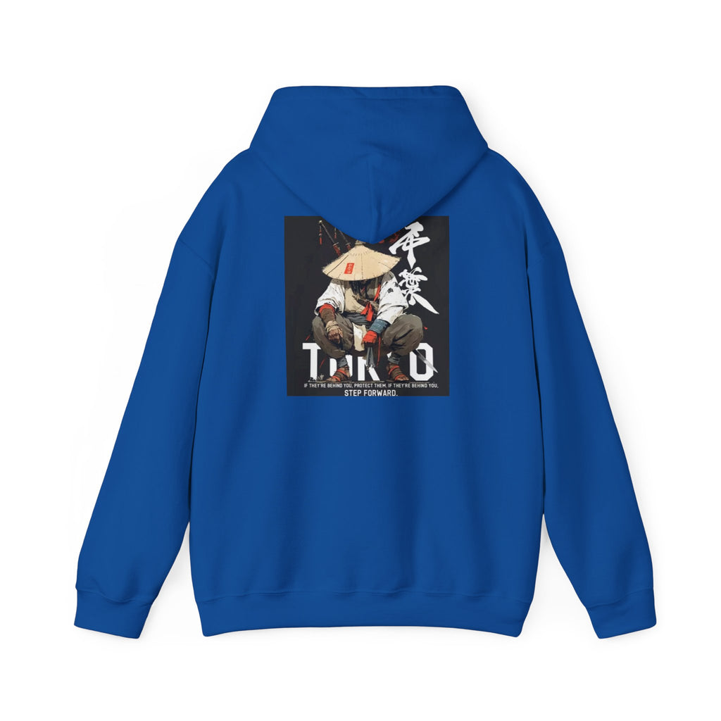 Samurai Warrior Hoodie — Ronin Tanka Graphic Hooded Sweatshirt