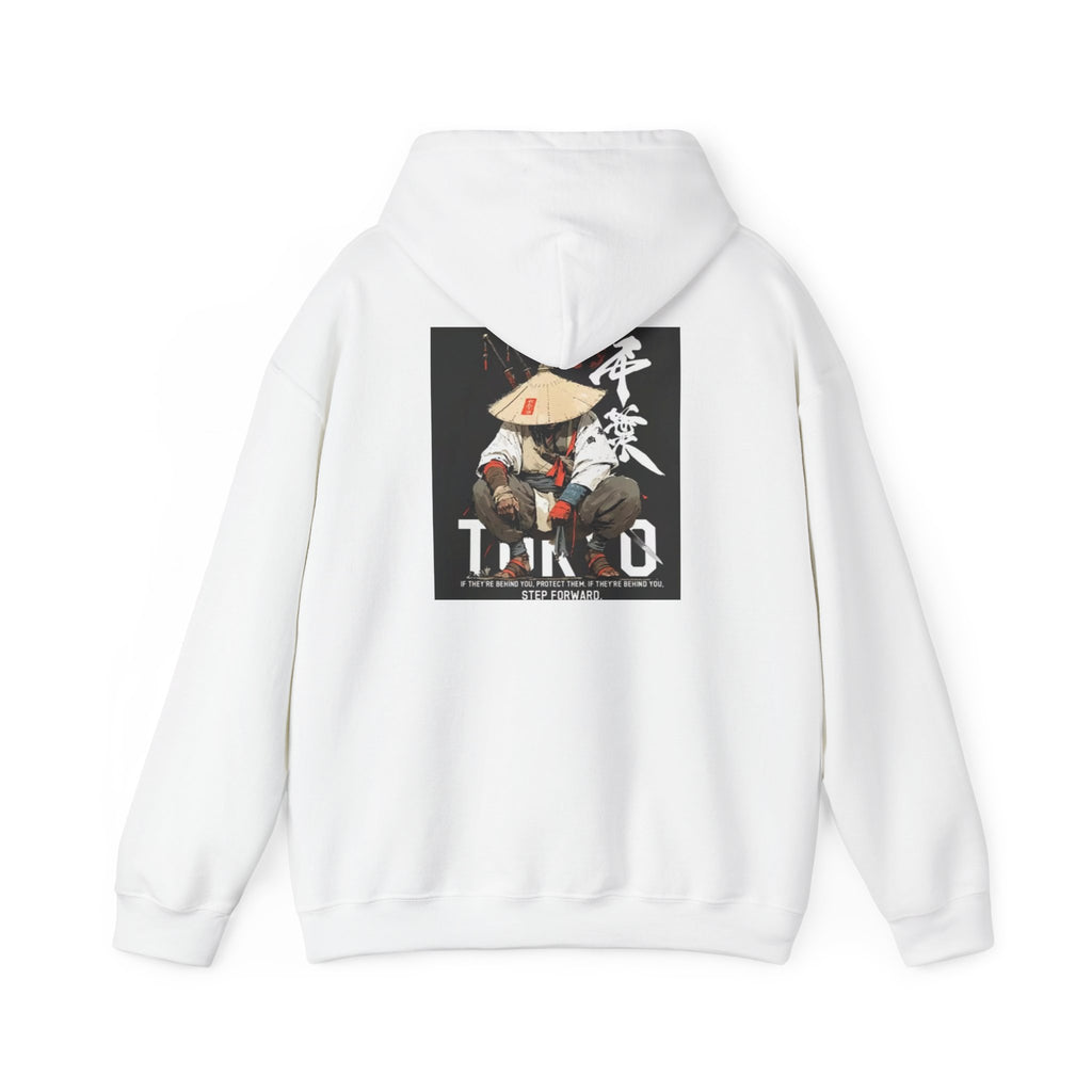 Samurai Warrior Hoodie — Ronin Tanka Graphic Hooded Sweatshirt