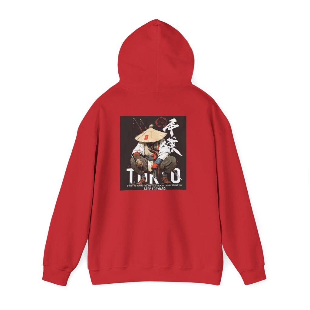 Samurai Warrior Hoodie — Ronin Tanka Graphic Hooded Sweatshirt