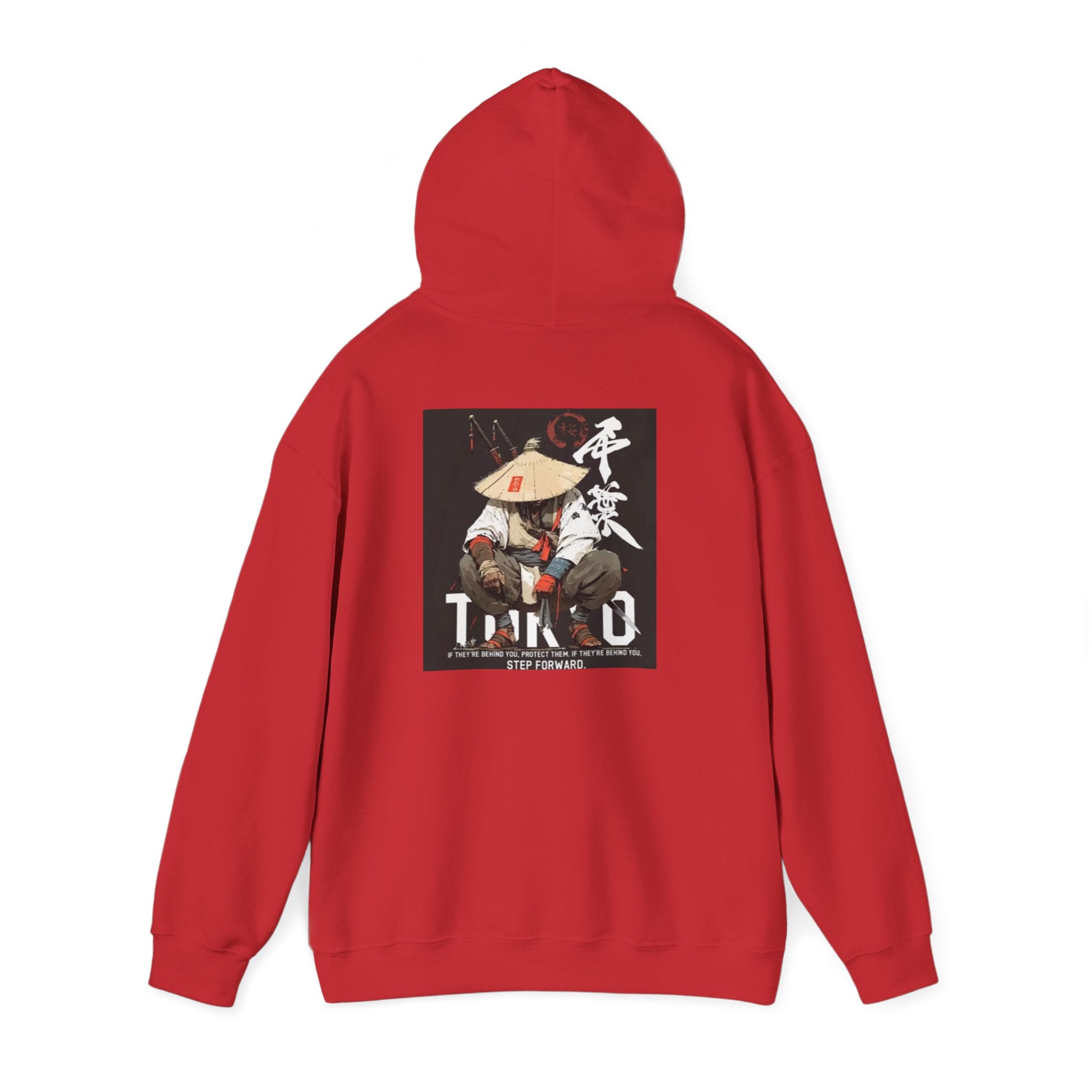 Samurai Warrior Hoodie — Ronin Tanka Graphic Hooded Sweatshirt
