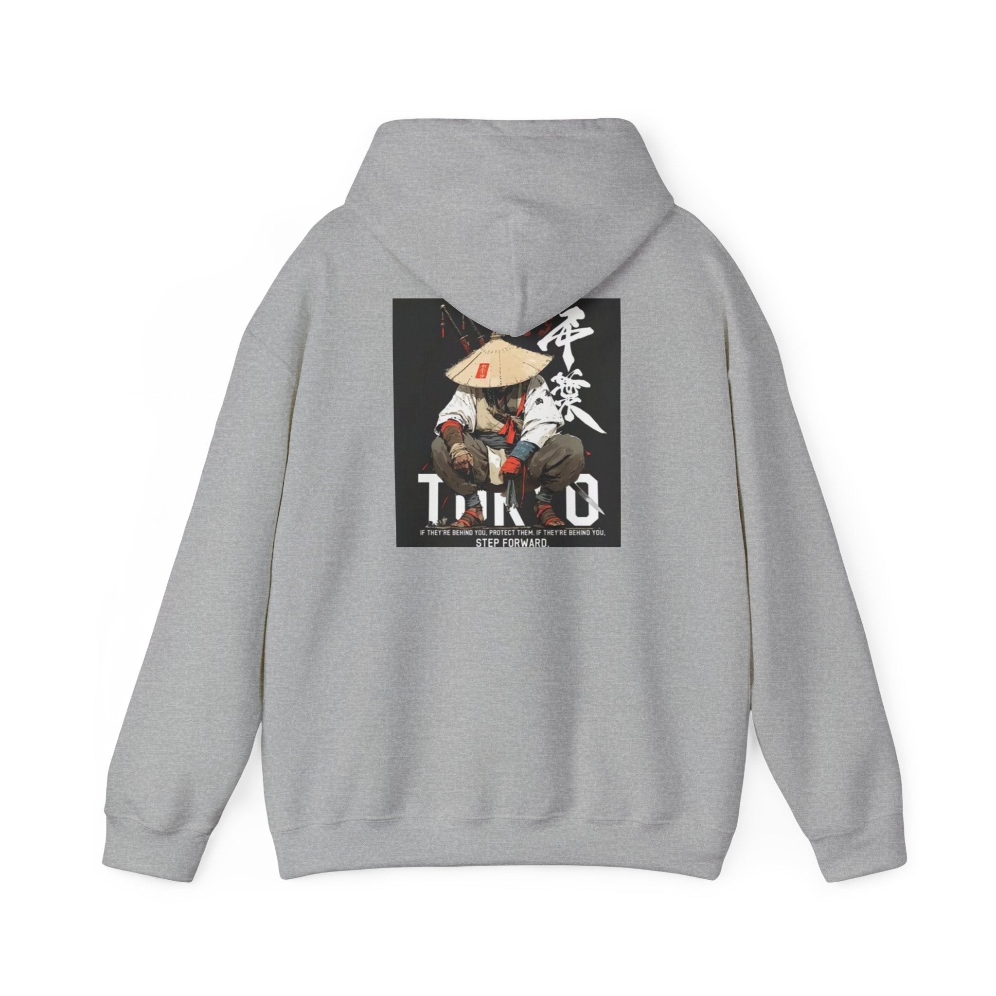 Samurai Warrior Hoodie — Ronin Tanka Graphic Hooded Sweatshirt