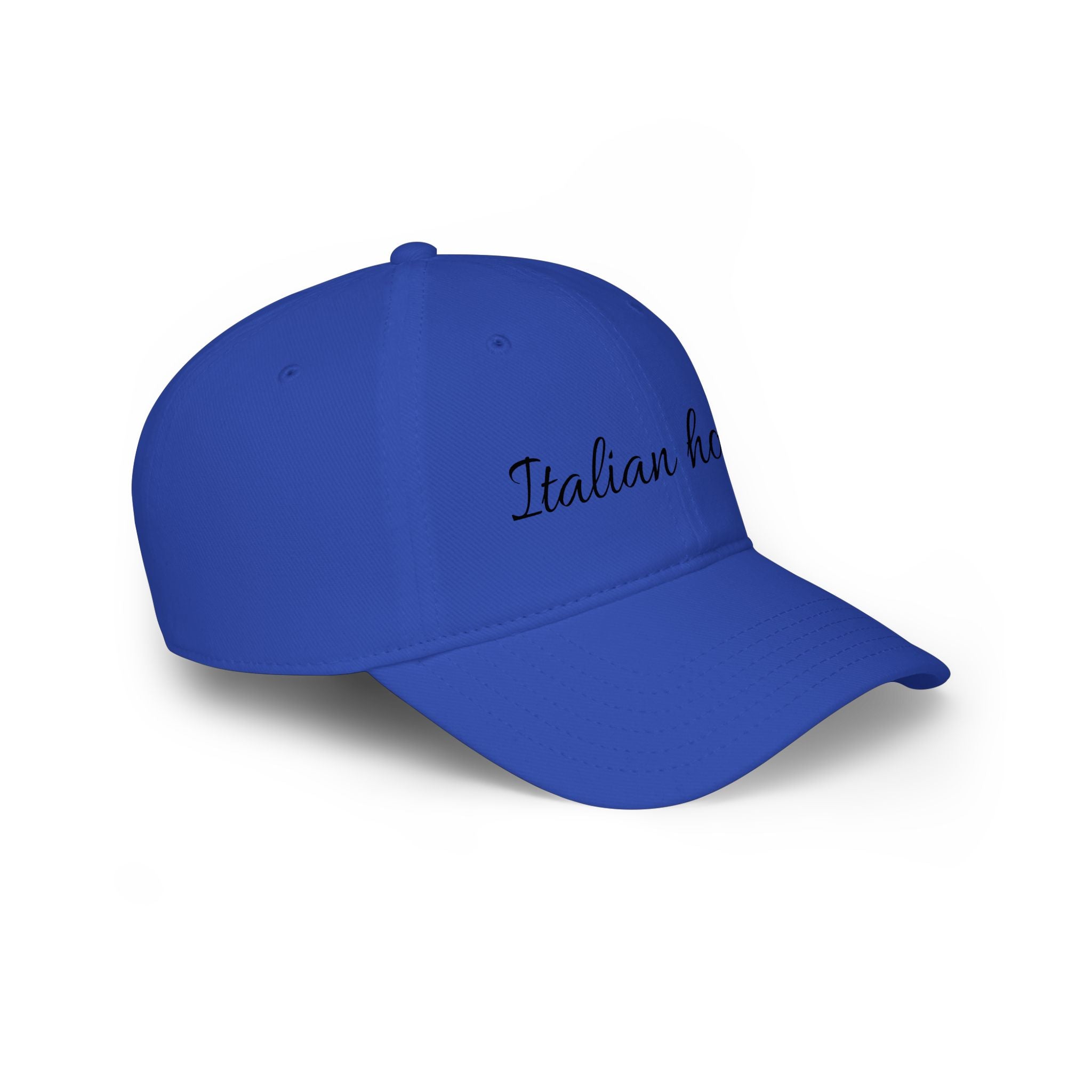 Italian Honey Low Profile Baseball Cap — Script Logo Hat for Italian Heritage & Gifts