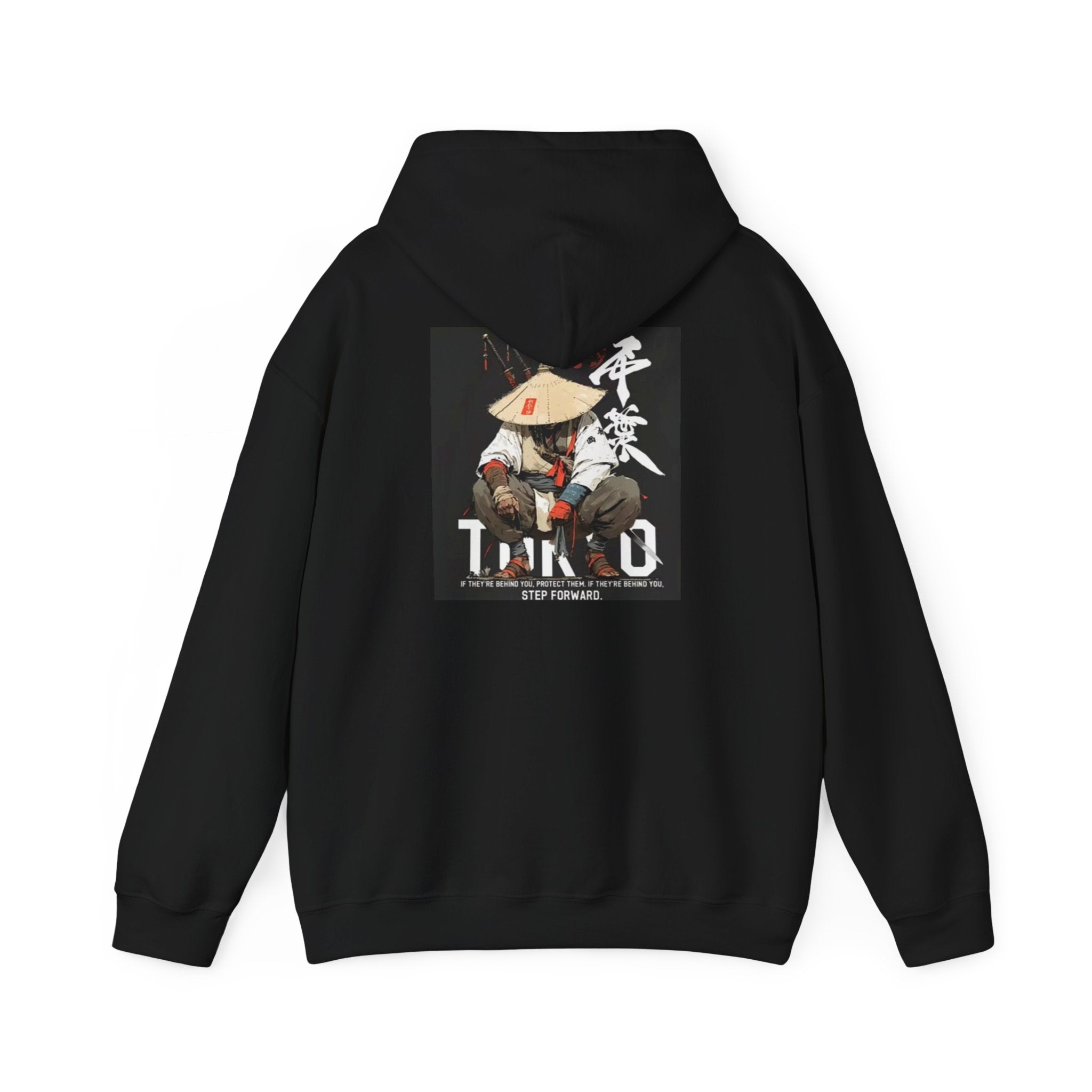 Samurai Warrior Hoodie — Ronin Tanka Graphic Hooded Sweatshirt