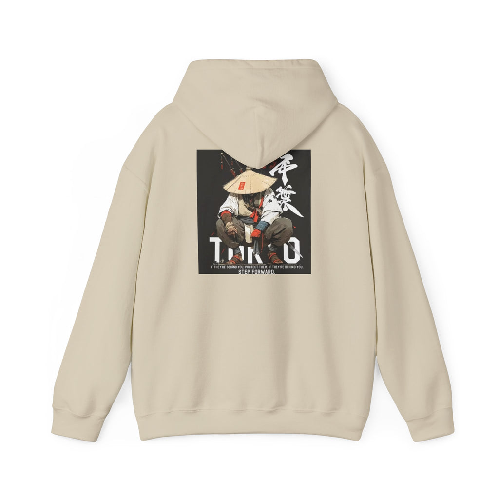 Samurai Warrior Hoodie — Ronin Tanka Graphic Hooded Sweatshirt