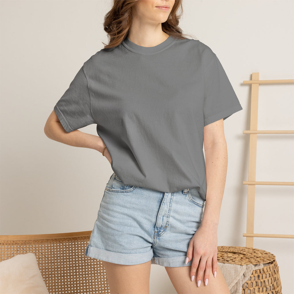 Classic White T-Shirt — Garment-Dyed Crew Tee