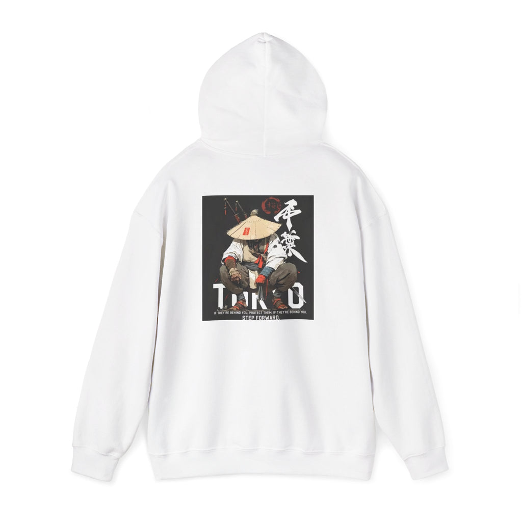 Samurai Warrior Hoodie — Ronin Tanka Graphic Hooded Sweatshirt