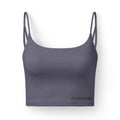 Women's Luxe Bra — Seamless Strappy Crop Sports Bra for Yoga & Everyday Wear