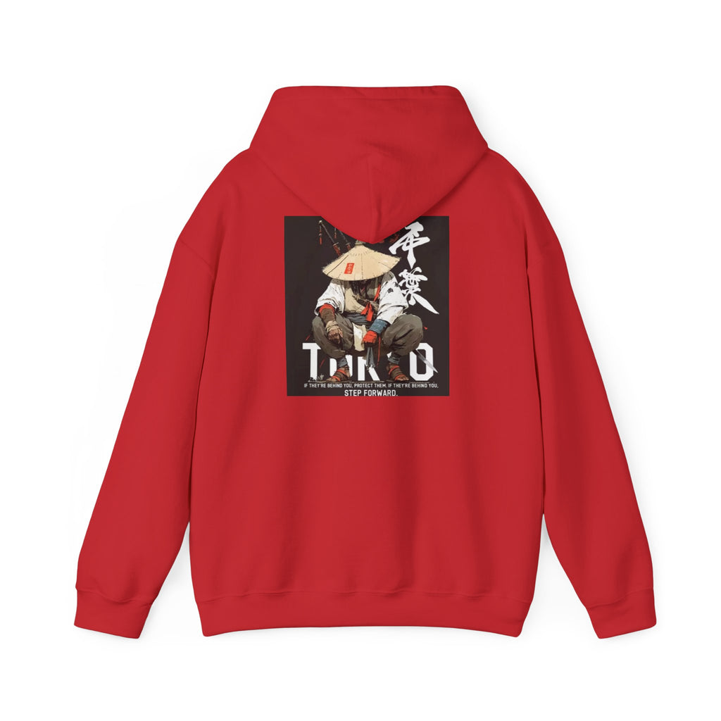 Samurai Warrior Hoodie — Ronin Tanka Graphic Hooded Sweatshirt