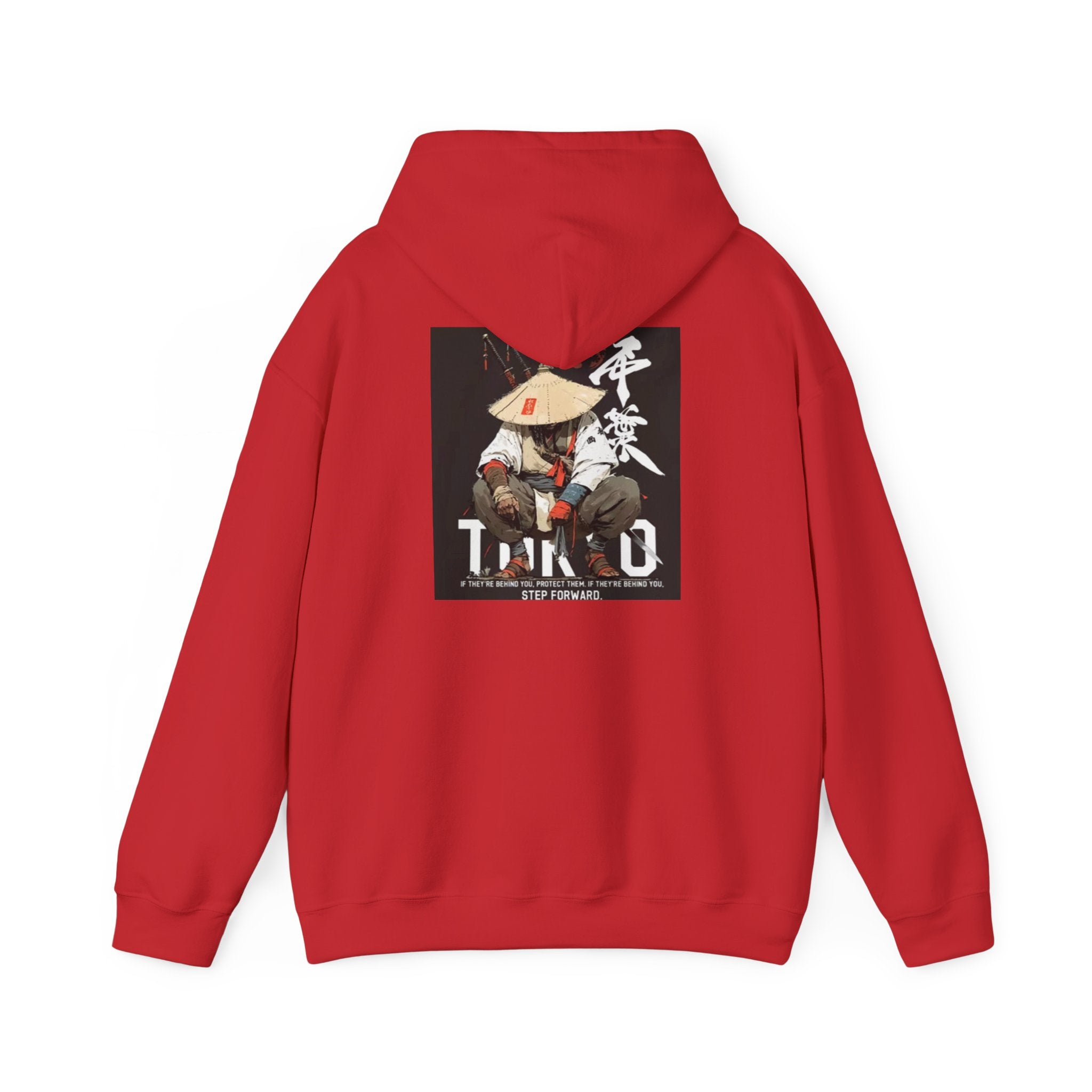 Samurai Warrior Hoodie — Ronin Tanka Graphic Hooded Sweatshirt