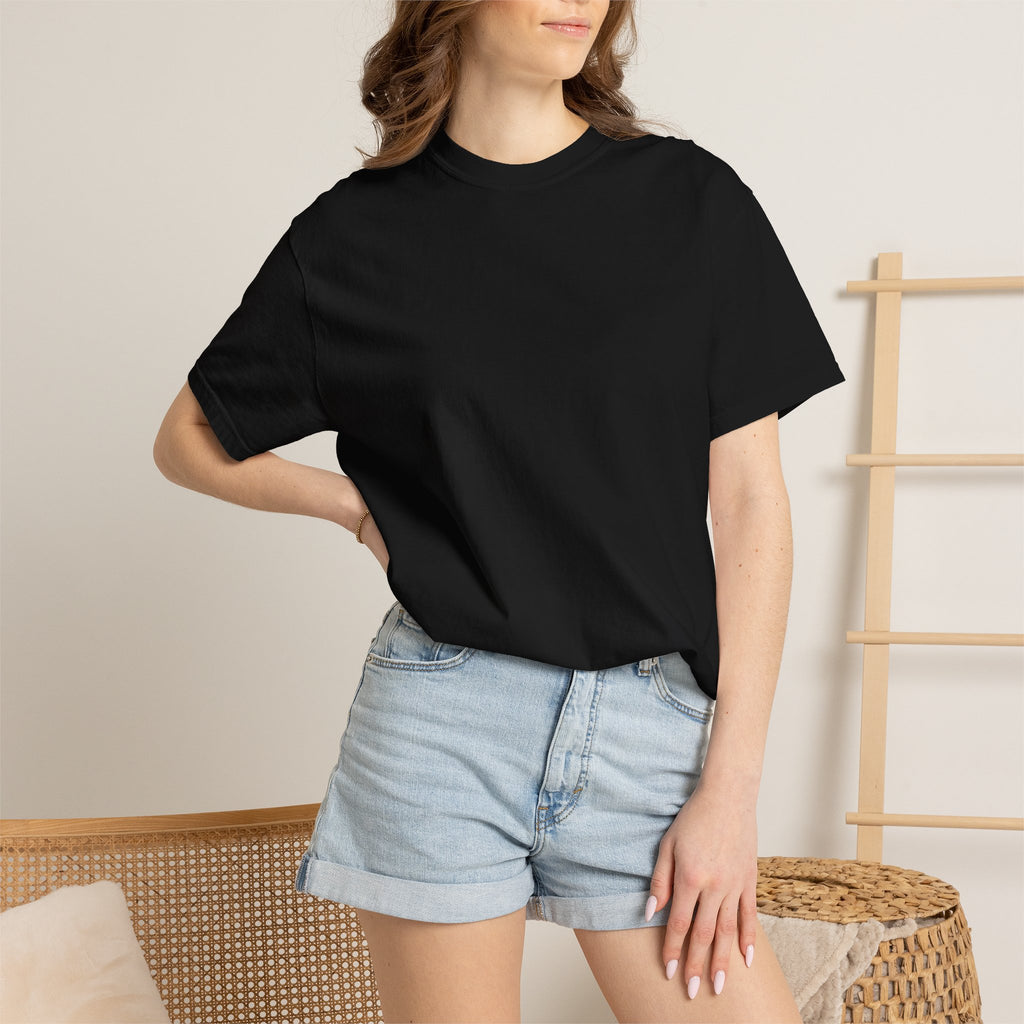 Classic White T-Shirt — Garment-Dyed Crew Tee