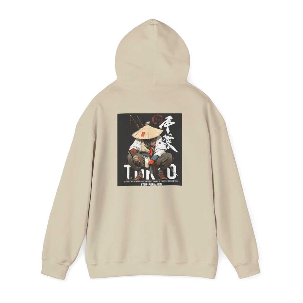 Samurai Warrior Hoodie — Ronin Tanka Graphic Hooded Sweatshirt