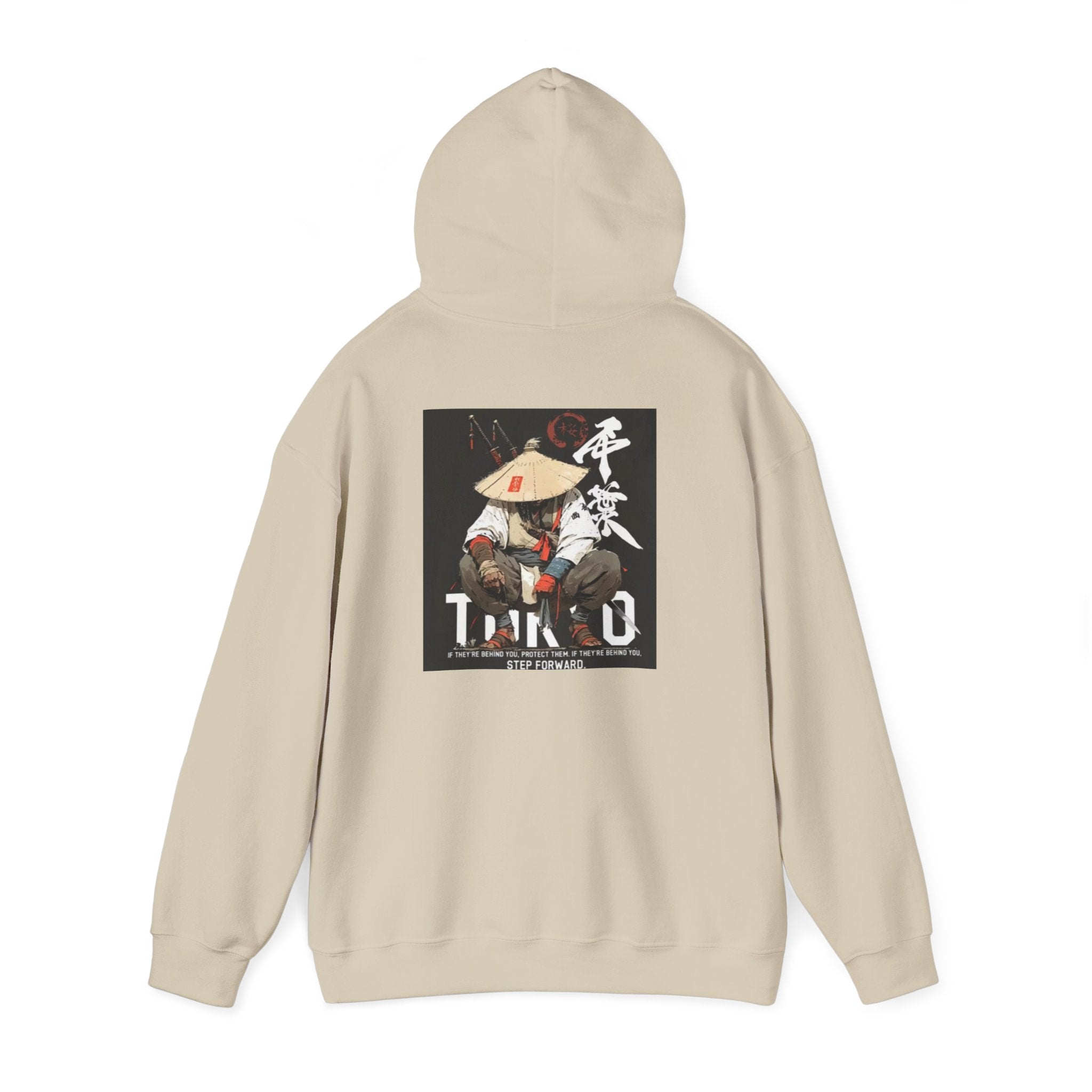 Samurai Warrior Hoodie — Ronin Tanka Graphic Hooded Sweatshirt